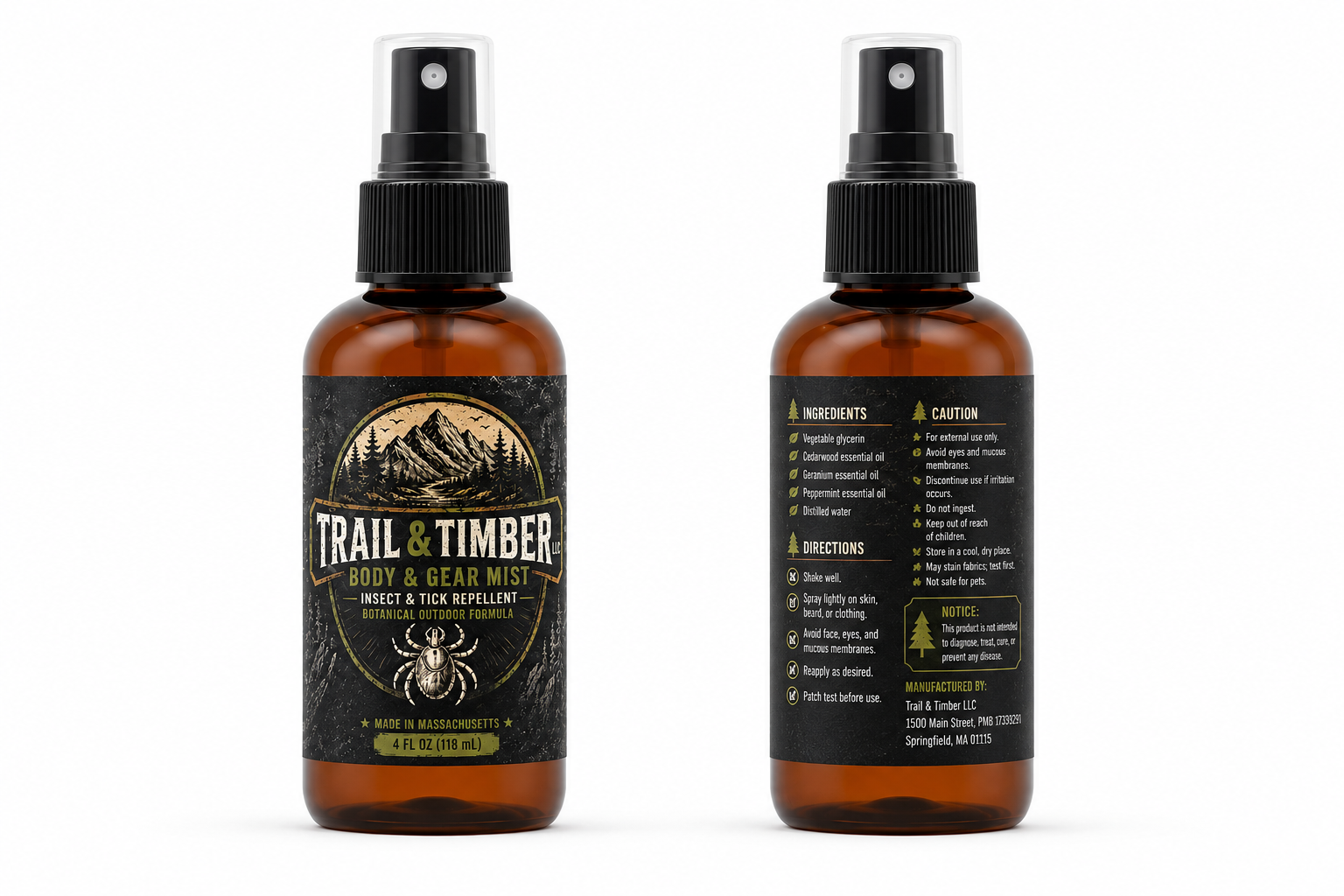 2pc Insect And Tick Repellant